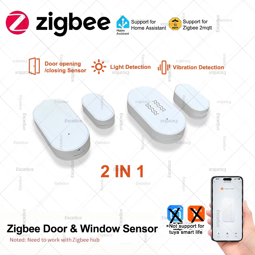 Home Security Devices - Zigbee 3.0 czujnik okna drzwi z