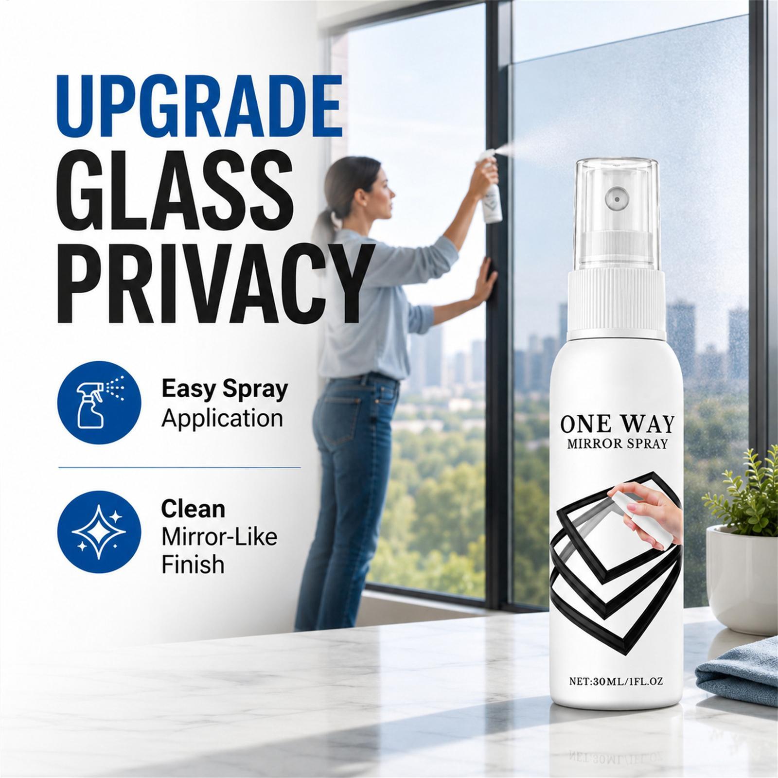 Home Security For Windows - Spray odblaskowy do szyb 30ml, szybkoschnący,