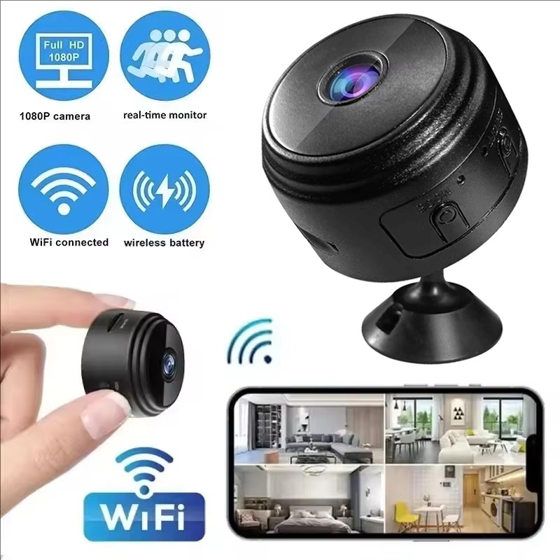 Home Security Monitoring - Kamery A9 Mini 1080P WiFi Smart