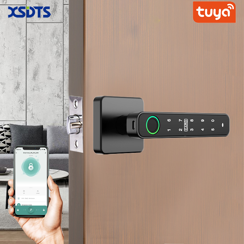 Home Security Key - XSDTS Tuya Klamka z czytnikiem linii