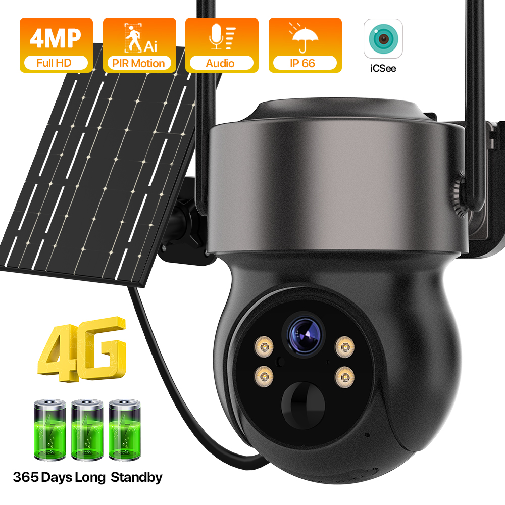 Camera Solar Wireless - Bezprzewodowa kamera bezpieczeństwa 4MP 4G SIM