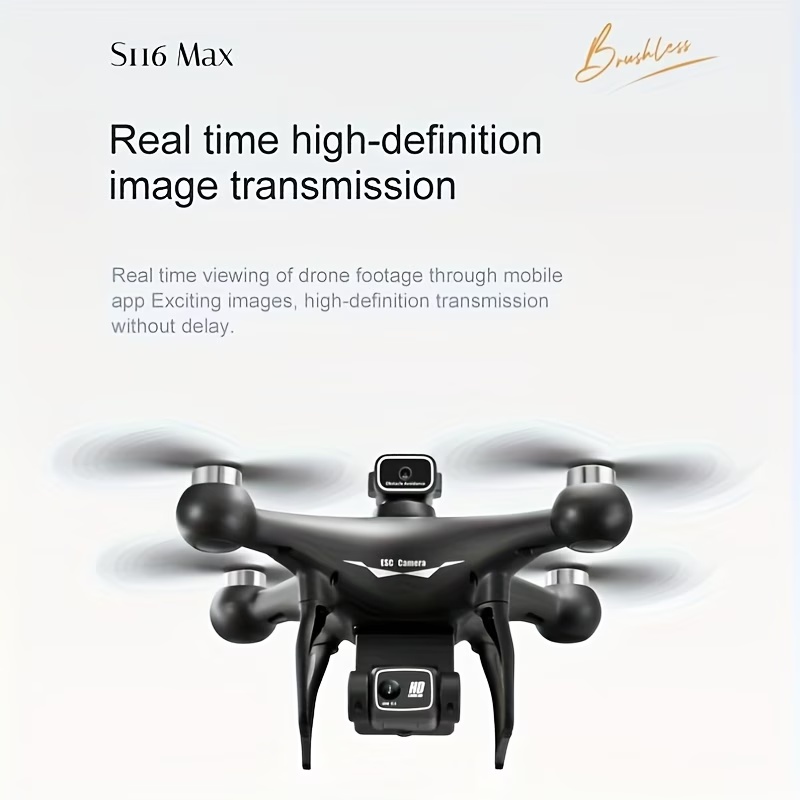 Home Security Cameras Outdoor - Nowy dron S116 z silnikiem bezszczotkowym