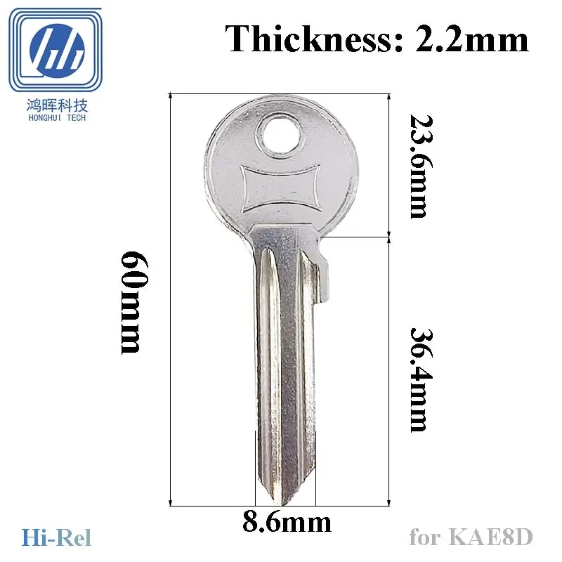 Home Security Key - 5-100 sztuk kluczy surowych Kale KAE8D,