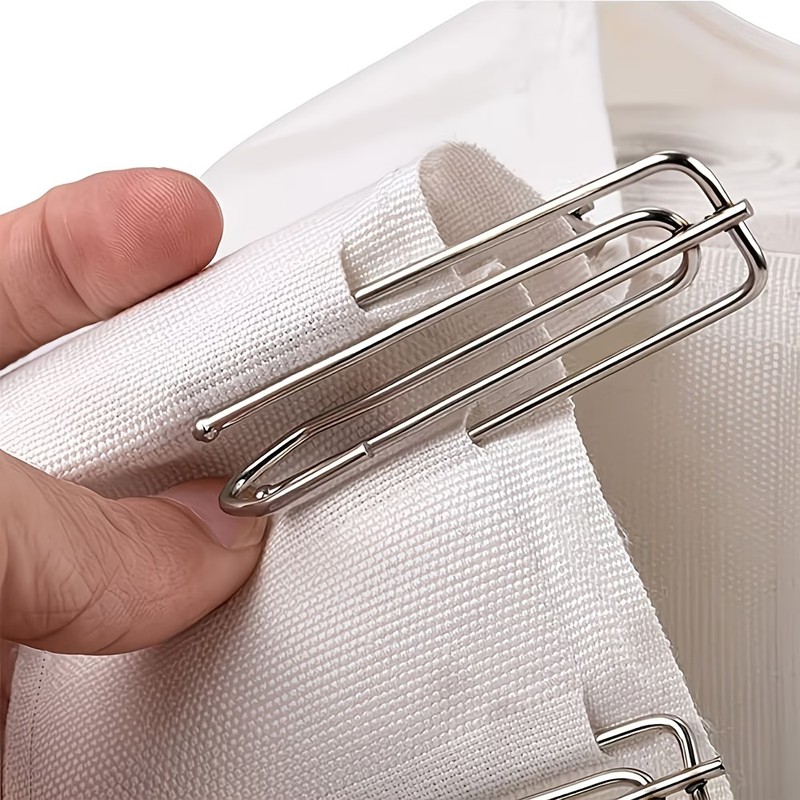 Home Security Firms - 69 szt. Haczyki do draperii plisowanej,
