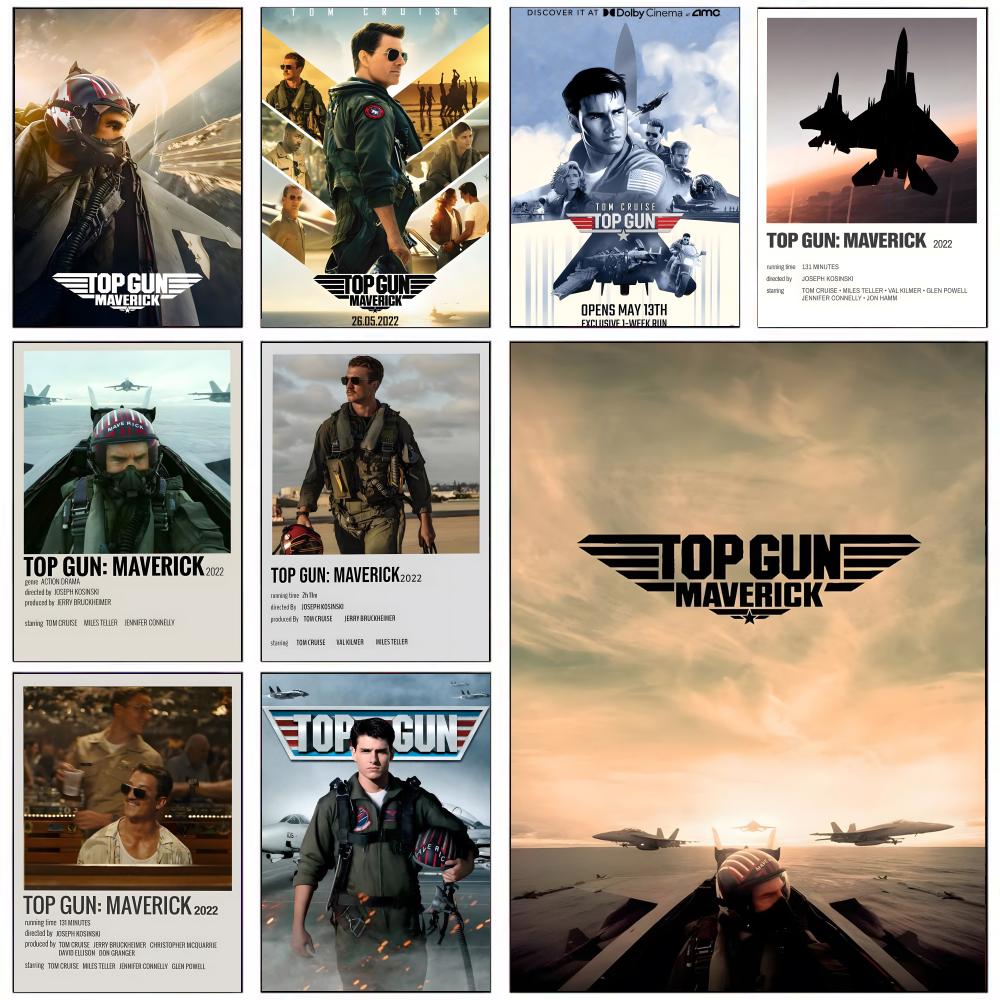 Home Security Gun - Plakat Top G-Gun M-maverick Samoprzylepny Wodoodporny