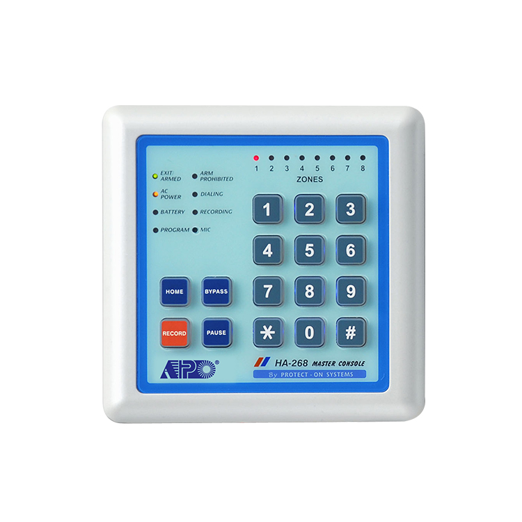 Home Security Phone Number - Panel sterowania alarmem domowym z 8