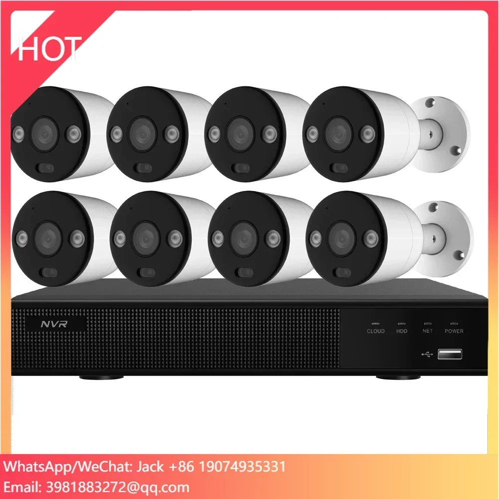 Home Security Outdoor Camera System - 8-kanałowy system kamer bezpieczeństwa 4K PoE,