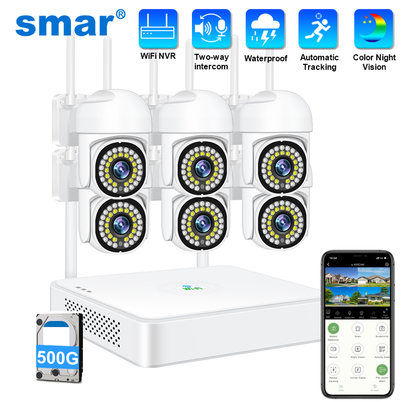 Home Security And Cctv - Bezprzewodowy system kamer bezpieczeństwa CCTV Smar