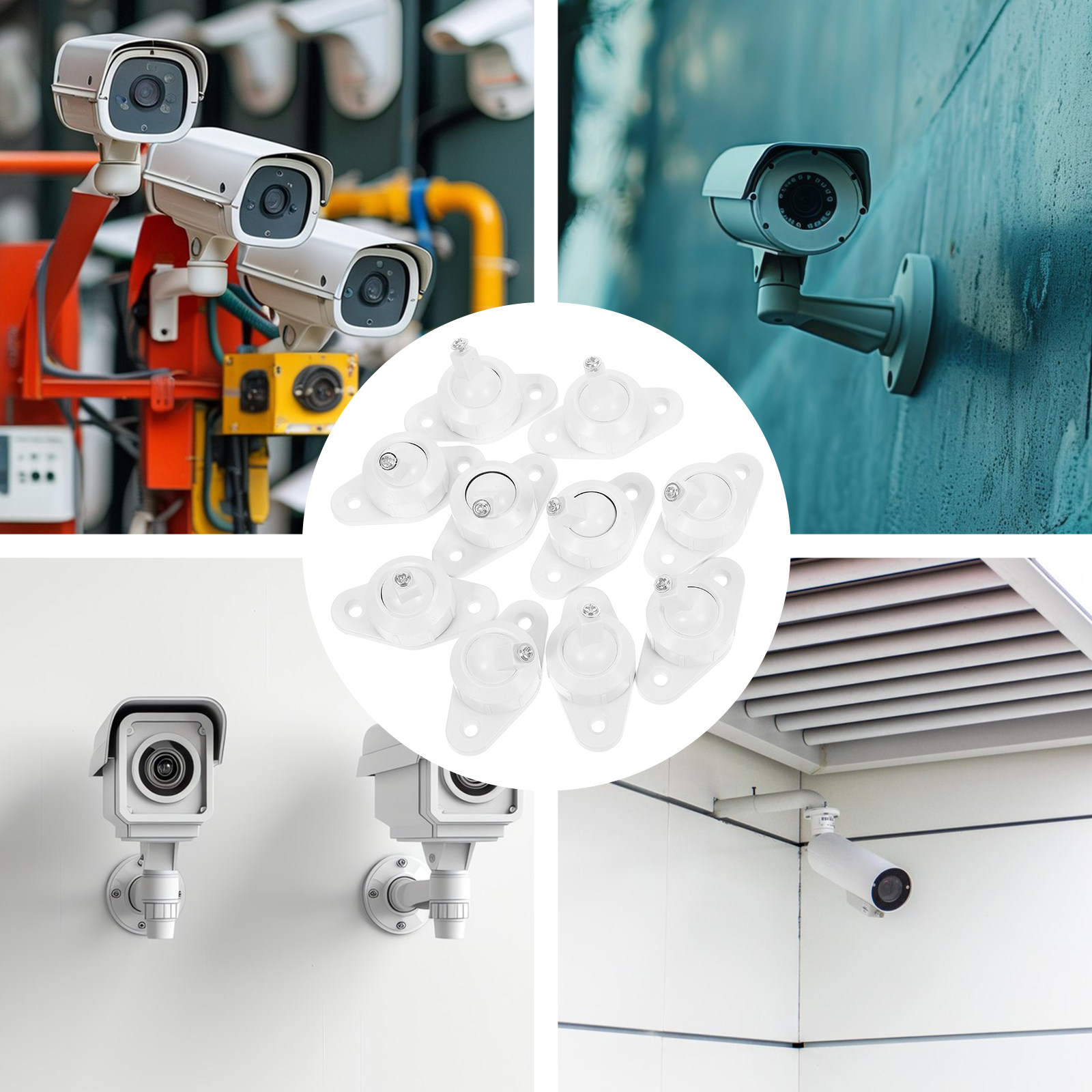 Home Security Firms - 10 szt. Uniwersalny uchwyt montażowy czujnika