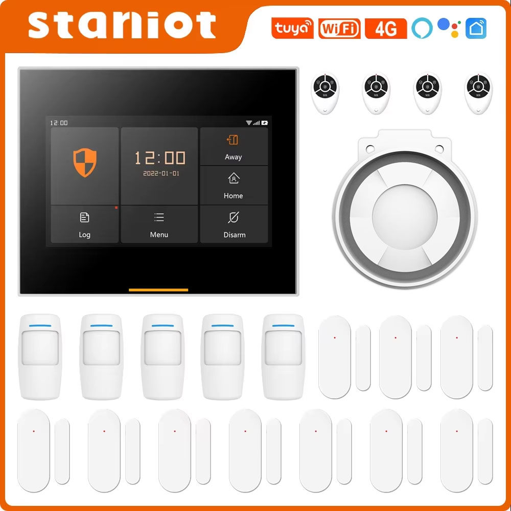 Home Security Company - Zestawy bezprzewodowych systemów alarmowych Staniot 433MHz