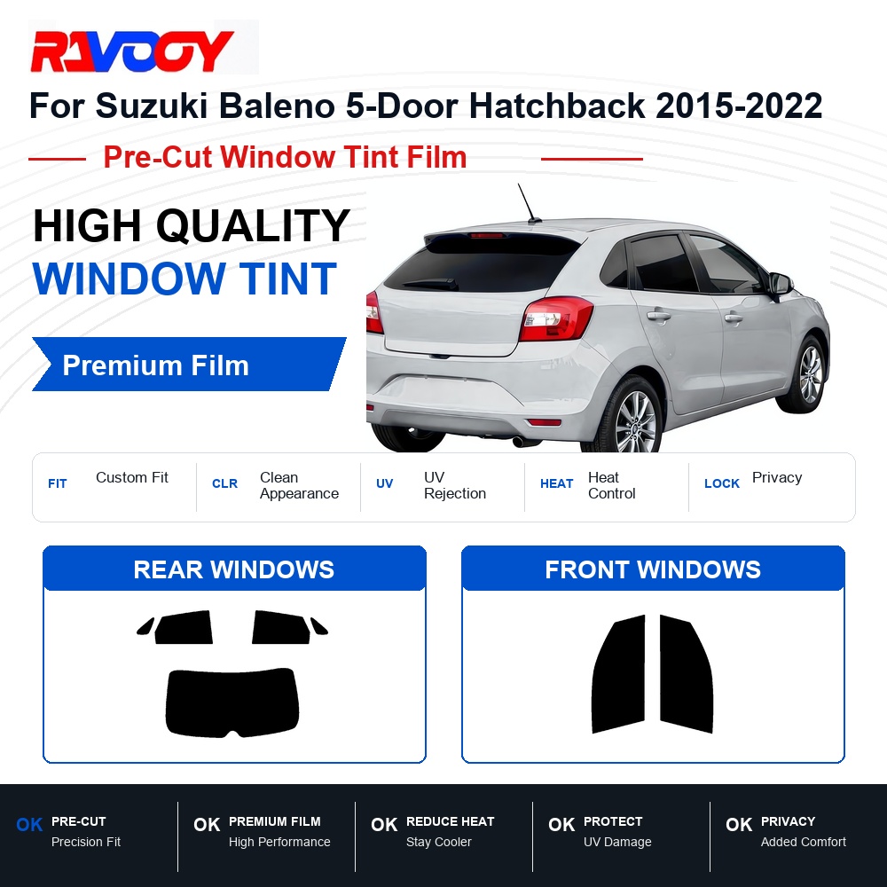 Home Security For Windows - Folia okienna premium, wstępnie przycięta, do