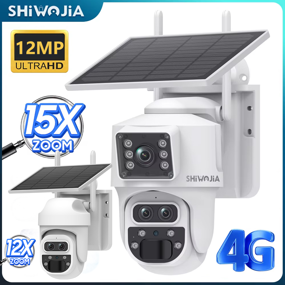 SHIWOJIA 12MP 6K 15X Zoom Kame – Home Security With Monitoring recenzja i cena