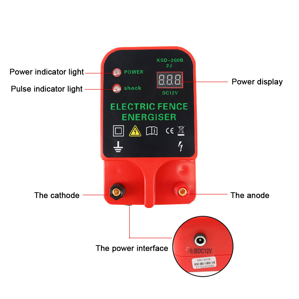 Wysokonapięciowy kontroler imp – Home Security Electric Fence recenzja i cena