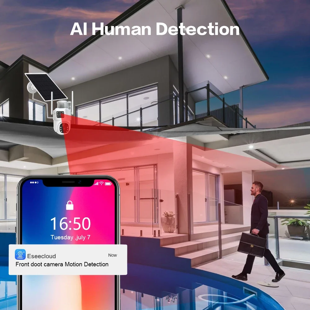 4K 8MP podwójny obiektyw Syste – Home Security With Monitoring recenzja i cena