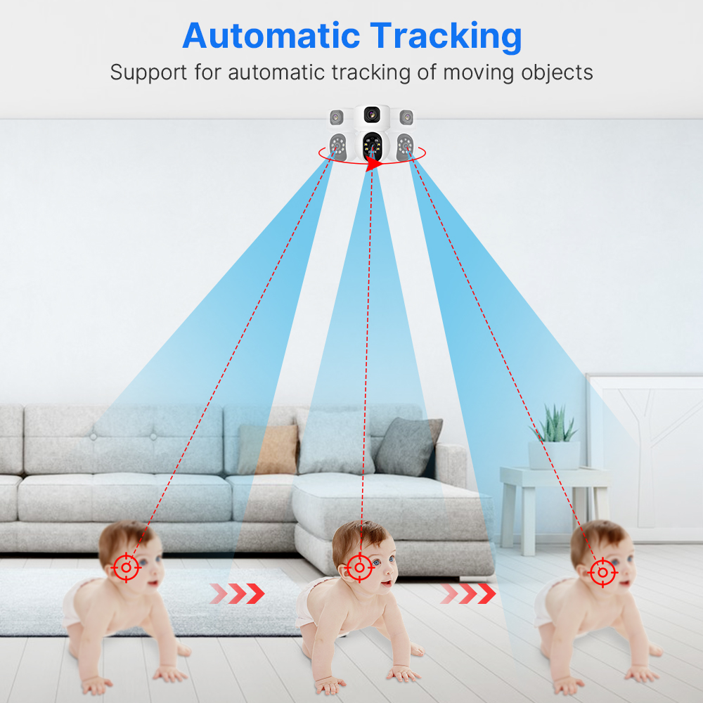 Kamera IP Hiseeu 2K 4MP PTZ WI – Home Security For Windows recenzja i cena