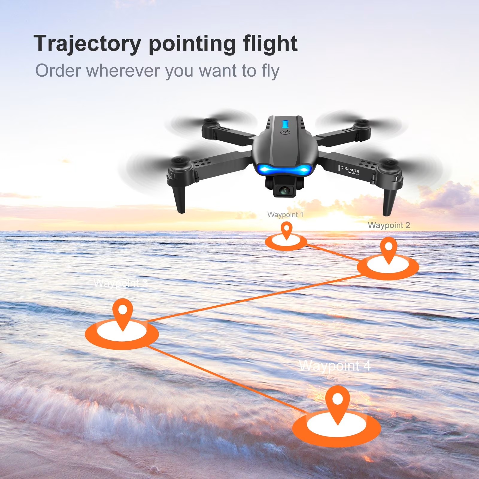 Ulepszony składany dron E88PRO – Home Security Cameras Outdoor recenzja i cena