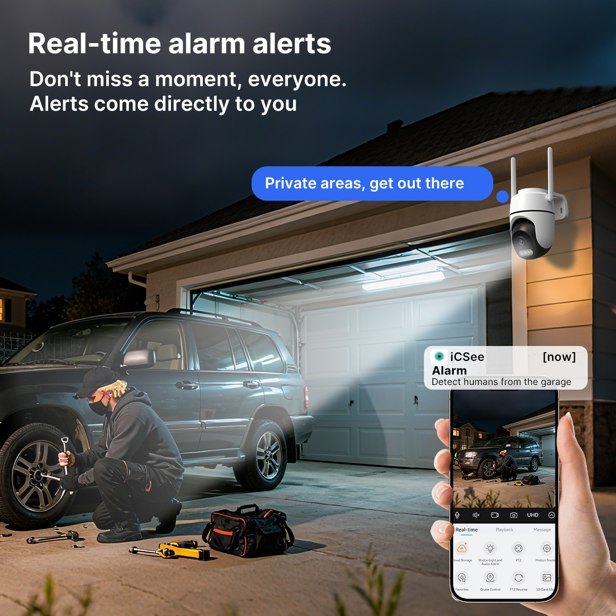 Kamera WONSDAR 2K FHD Wifi PTZ – Home Security For Windows recenzja i cena