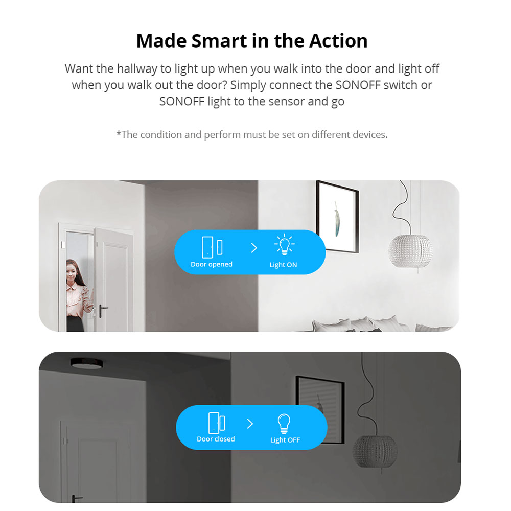 Sonoff DW2-WiFi Bezprzewodowy  – Home Security Devices recenzja i cena