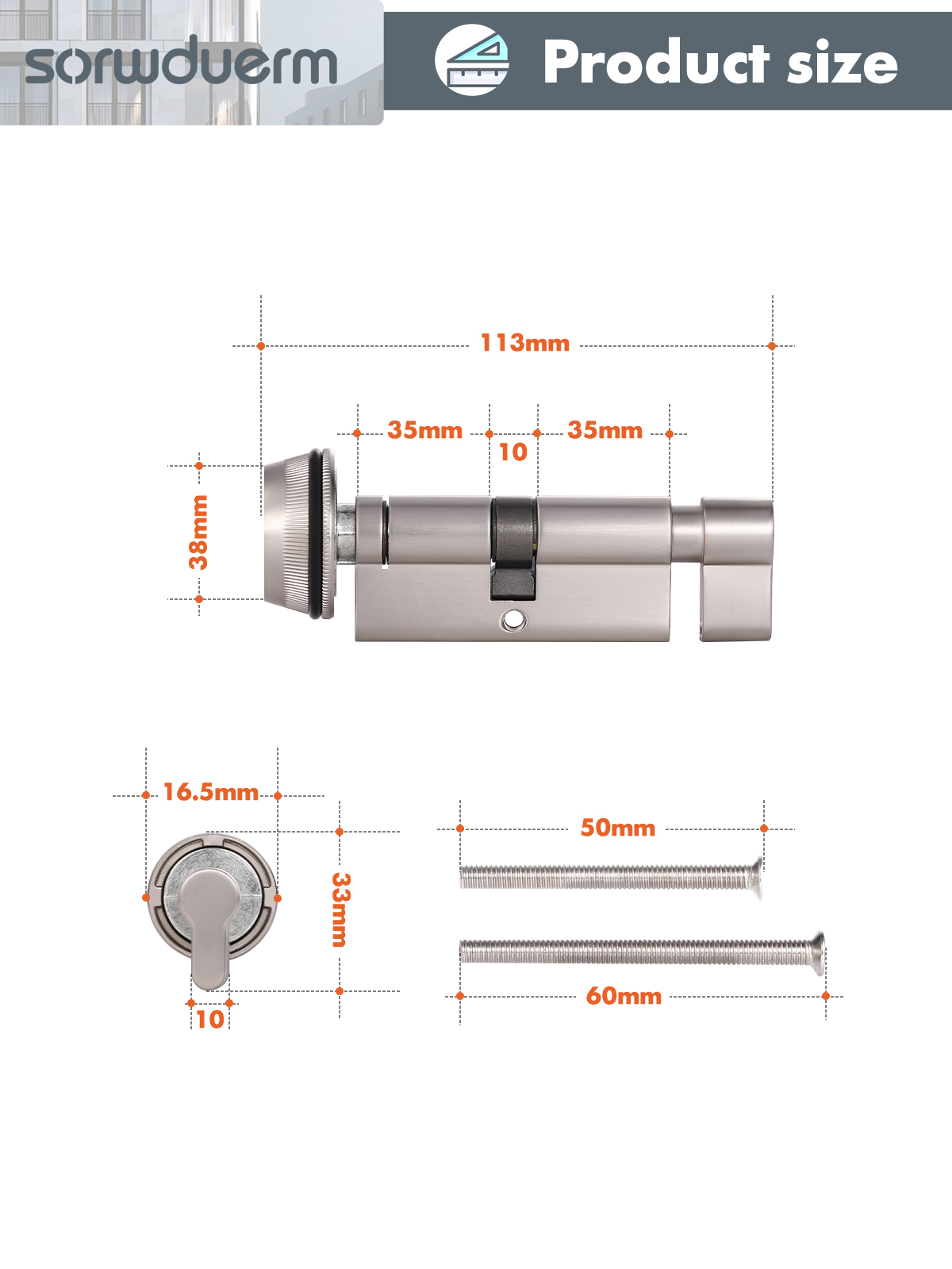 1 Zamek do drzwi wewnętrznych  – Home Security Key recenzja i cena