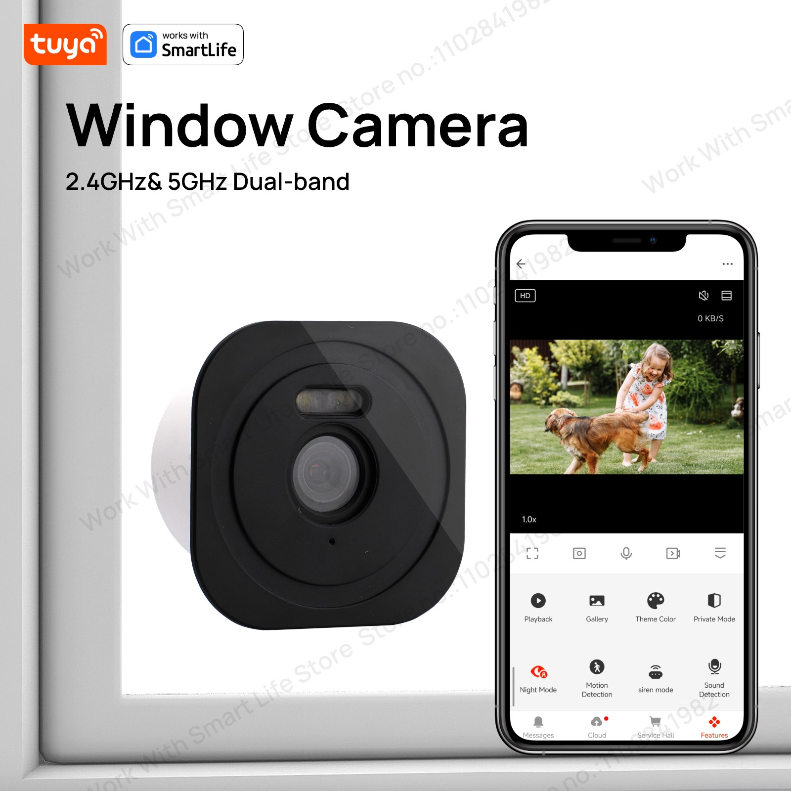 Kamera okienna Tuya 3MP 2K, ka – Home Security Robot recenzja i cena