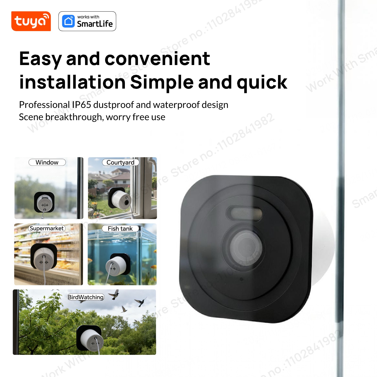 Kamera okienna Tuya 3MP 2K, ka – Home Security Robot recenzja i cena