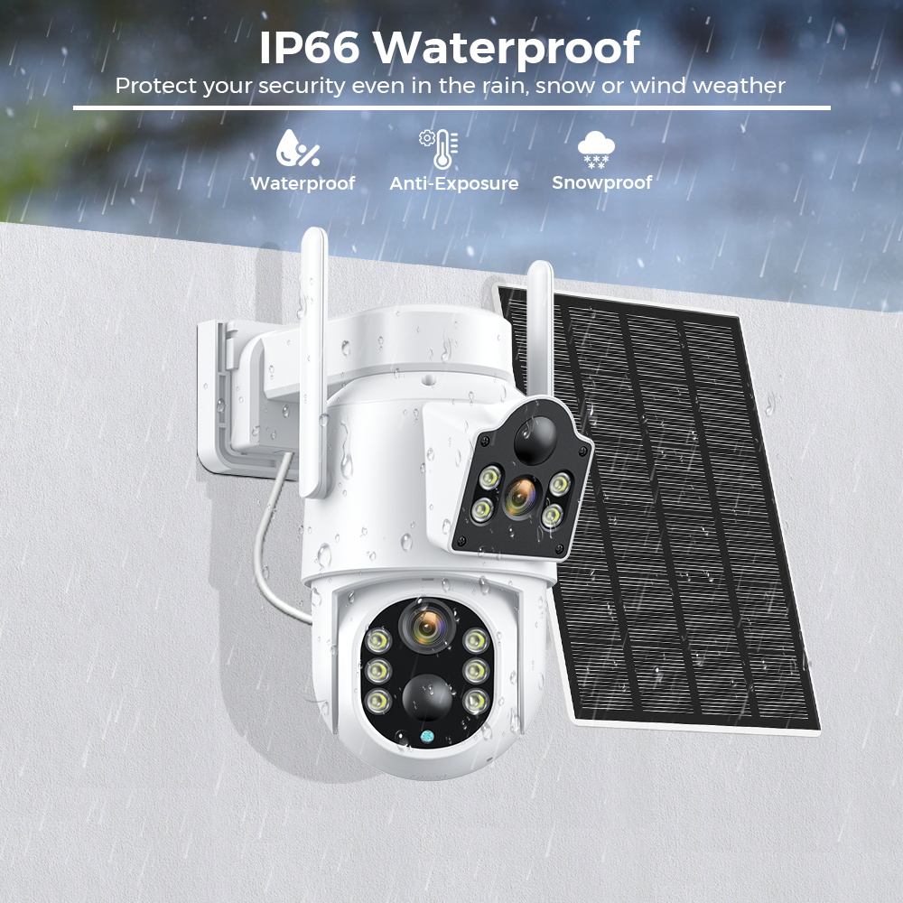 Kamera słoneczna 4K 8MP wbudow – Home Security Outdoor Camera System recenzja i cena