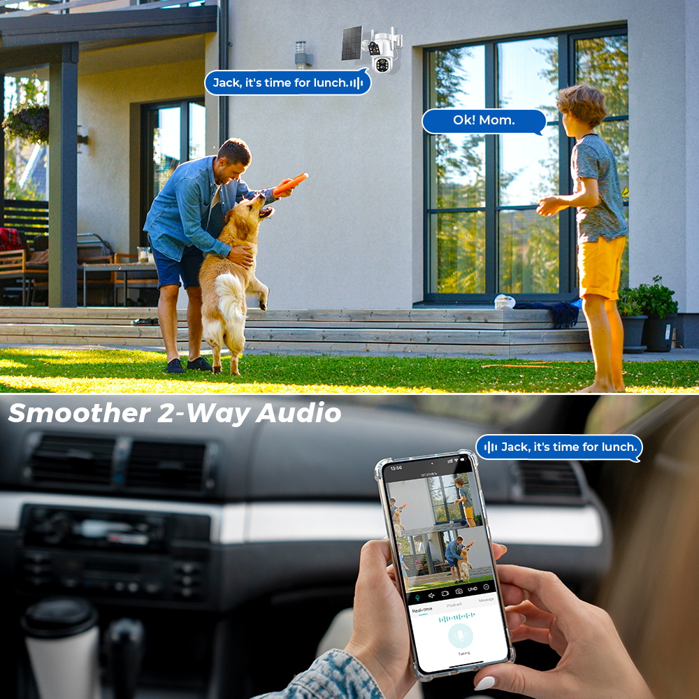 Kamera słoneczna 4K 8MP wbudow – Home Security Outdoor Camera System recenzja i cena