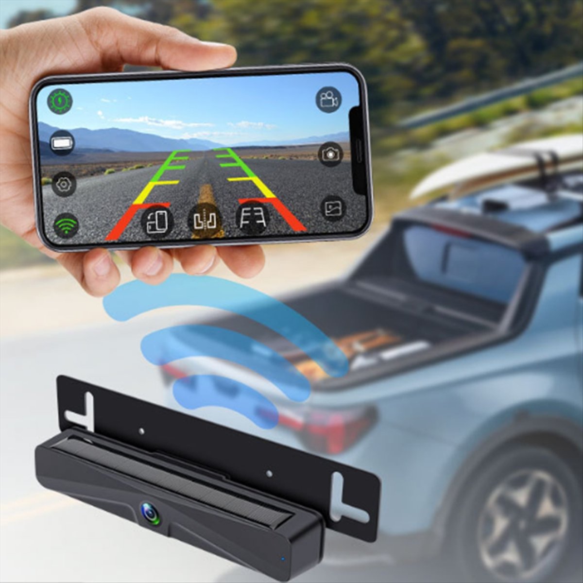 Pasuje do tylnej kamery samoch – Camera Solar Wireless recenzja i cena