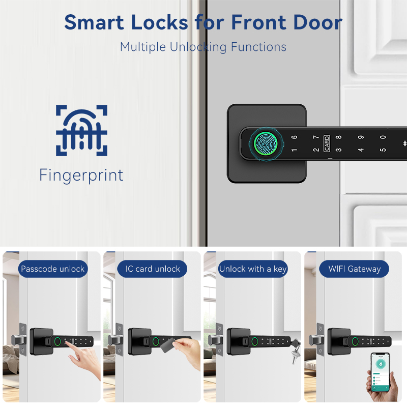 XSDTS Tuya Klamka z czytnikiem – Home Security Key recenzja i cena