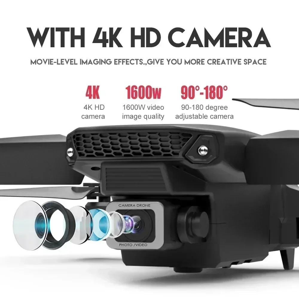E88 Pro WIFI FPV Drone Wide An – Home Security Cameras Outdoor recenzja i cena