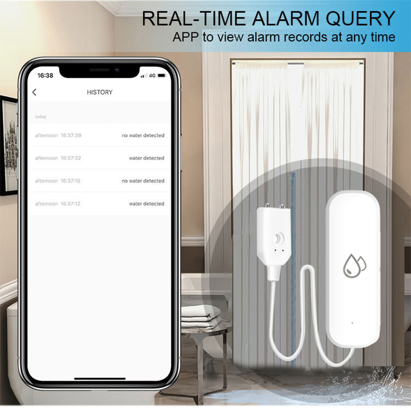 Czujnik wycieku wody Tuya WiFi – Home Security With Monitoring recenzja i cena