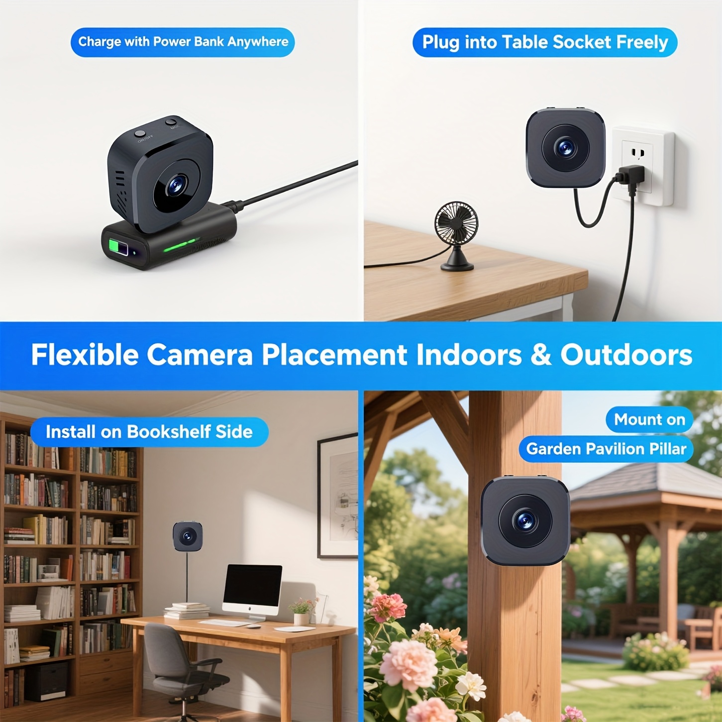 Miniaturowa kamera WiFi HD 108 – Home Security With Monitoring recenzja i cena