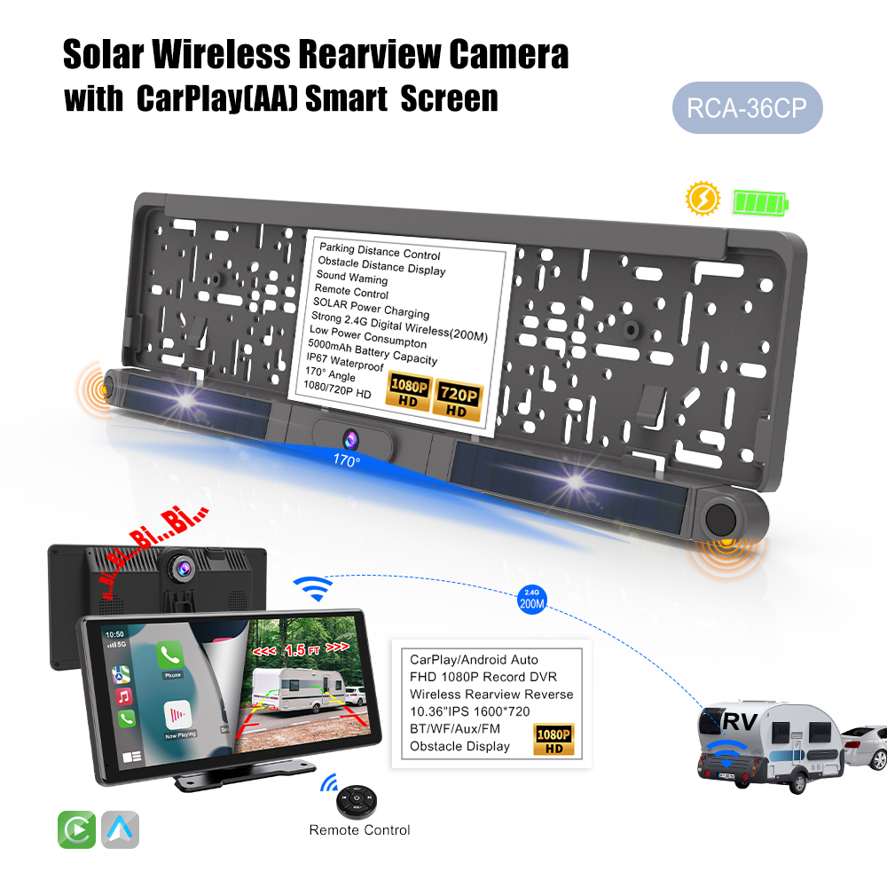 10,36-calowy Bezprzewodowy Ekr – Camera Solar Wireless recenzja i cena