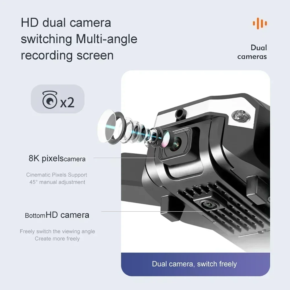 Dron G6 Pro 8K z podwójną kame – Home Security Cameras Outdoor recenzja i cena