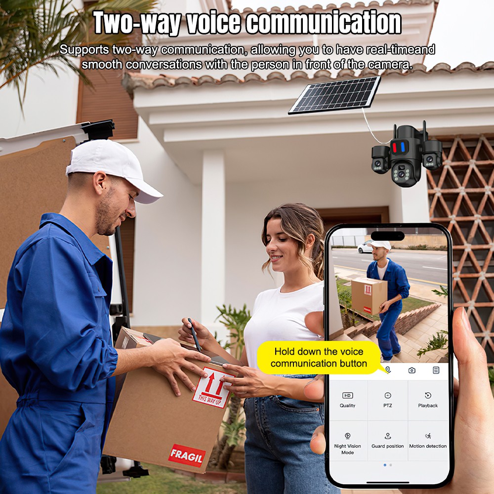 Zewnętrzna kamera solarna WiFi – Home Security And Cctv recenzja i cena