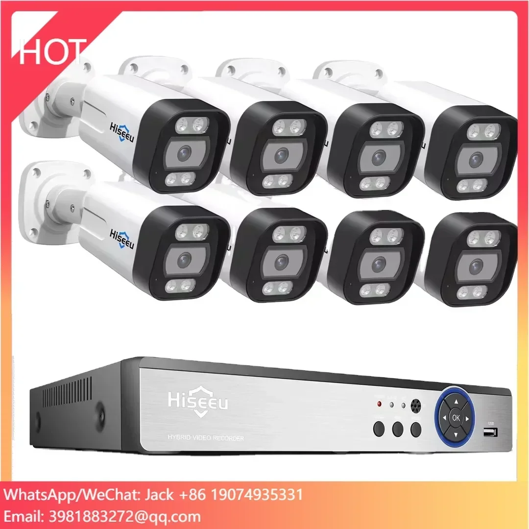 Hiseeu 4K 8-kanałowy 8MP Zewnę – Home Security Outdoor Camera System recenzja i cena
