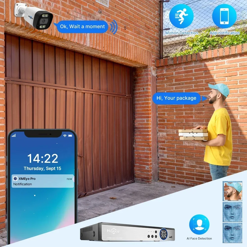 Hiseeu 4K 8-kanałowy 8MP Zewnę – Home Security Outdoor Camera System recenzja i cena