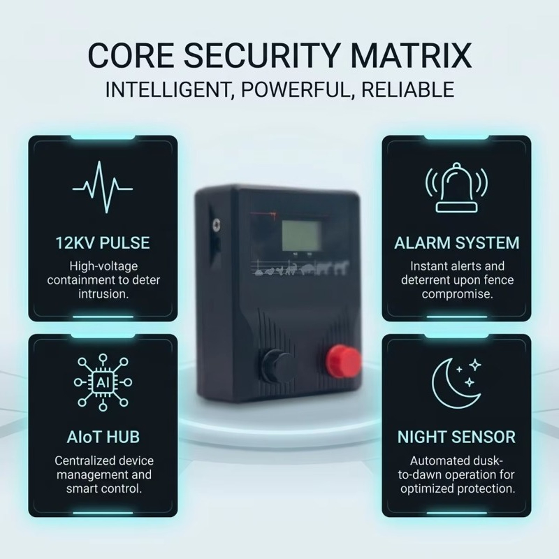 Elektryczna sieć ochronna LX-P – Home Security Electric Fence recenzja i cena