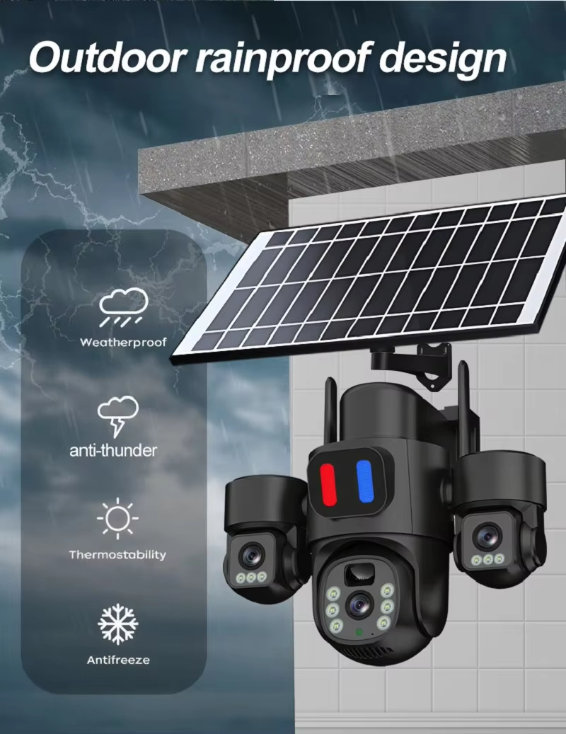 Zewnętrzna kamera solarna PTZ  – Home Security Outdoor Camera System recenzja i cena
