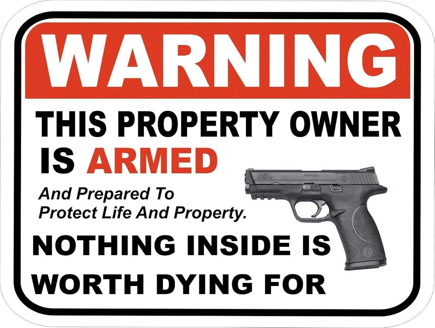 Znak ostrzegawczy Eeypy Gun Pi – Home Security Gun recenzja i cena