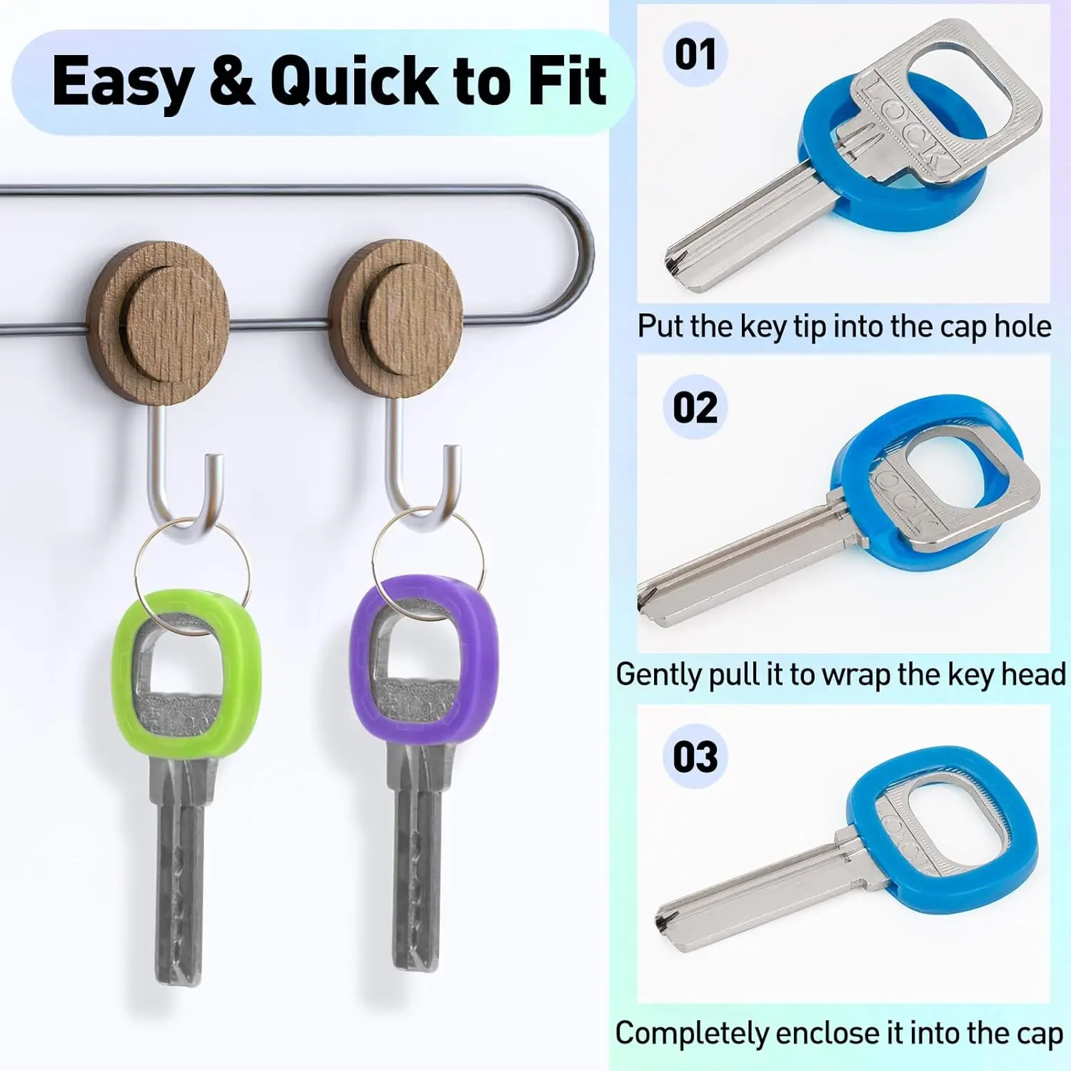 10-50 sztuk nakładek na klucze – Home Security Key recenzja i cena
