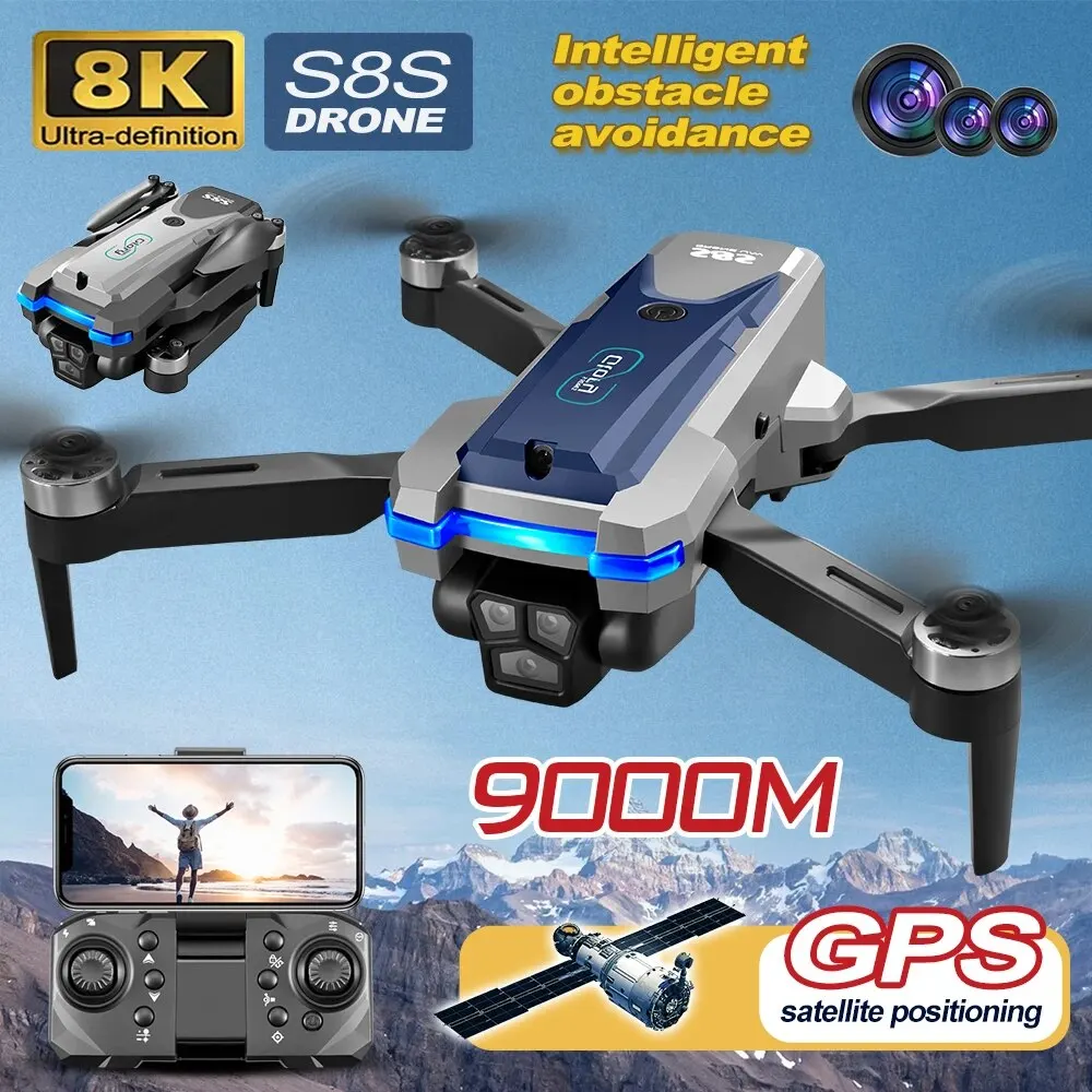 S8S GPS Drone 5G Wifi 8K HD Du – Home Security Cameras Outdoor recenzja i cena