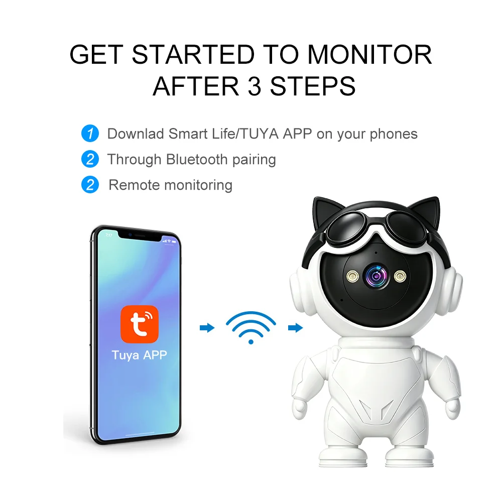 Inteligentna bezprzewodowa kam – Home Security Robot recenzja i cena
