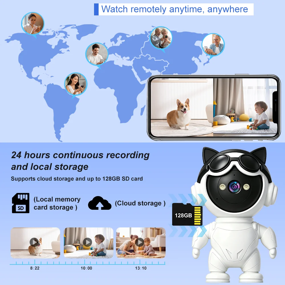Inteligentna bezprzewodowa kam – Home Security Robot recenzja i cena
